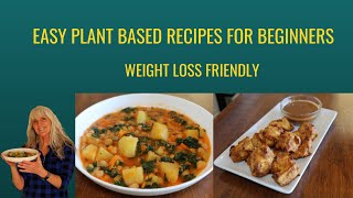 Easy PlantBased Recipes For BeginnersWeight Loss Friendly [upl. by Lune]