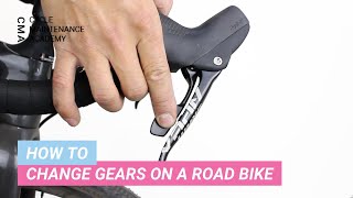 How To Change Gears On A Road Bike [upl. by Adnolay]