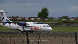 Jalgaon Airport TruJet Jalgaon to Ahmedabad [upl. by Nosremaj]