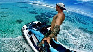 REEF ADDICTS Jetski spearfishing 🌊 🔫 🐟 [upl. by Goodman]