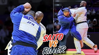 Saito vs Riner  Judo Worlds 2023 [upl. by Ardnoek]