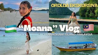 🇺🇿Moana oroliga sayohat  Lankgawi oroli  Styuardessa sayohati  Malaysia🇲🇾🌊🏝️ [upl. by Chun]