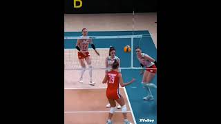 Exciting Moment  Is The Ball In Or Out volleyball [upl. by Galitea]