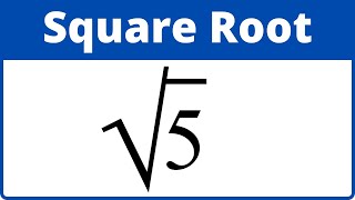 Square Root of 5 Simplified [upl. by Emmie]