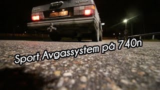 Sportavgassystem på 740n  VLOGG 472 [upl. by Clarise]