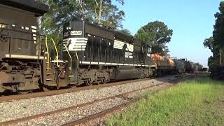 NS P78 mixed freight Spartanburg  Greenville turn by Wellford 61524 AC44C6M  SD403 lead [upl. by Ylrad193]