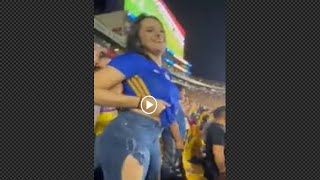 Aficionada de Tigres viral Twitter video  Aficionada de Tigres vs Pachuca Sin Censura video [upl. by Florie397]