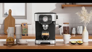 JS 103 INSTRUCTION VIDEOjassy espresso coffee machine [upl. by Delaney]