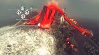 Tsunami Hits Erupting Volcano  From Dust PC Gameplay HD [upl. by Truk]