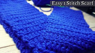 Crochet Scarf for Beginners Take 13  Easy Pattern to Crochet Scarf Using ONE Stitch [upl. by Schlesinger]