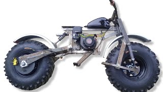 Homemade Fat Tire Motorcycle part 1 [upl. by Airdnalahs610]