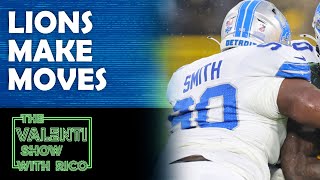 Detroit Lions Make Roster Moves  The Valenti Show with Rico [upl. by Samid]