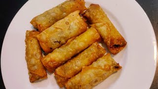 Vegetable Spring Rolls  Make amp freeze Foodstreet804 Ramzan special recipe chicken spring Rolls [upl. by Bacchus]