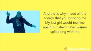 Drake  Controlla LYRICS ft Popcaan With Audio [upl. by Sapphera]