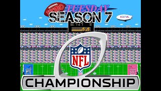 Tecmo Super Bowl 2017 ROM Conference Championships Tecmo Tuesday  Season 7 Episode 19 [upl. by Golightly]