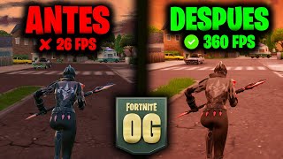 La MEJOR OPTIMIZACION Para FORTNITE OG ✅ AUMENTA AL MAXIMO TUS FPS [upl. by Caffrey]