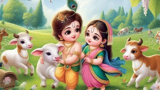 Radha Krishna flute musicdevotionalpleasant 🕉️close your eyes amp feel itrelaxing mood [upl. by Alejoa]