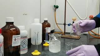 The aldol condensation Preparation of dibenzalacetone lab recording [upl. by Anahsek]