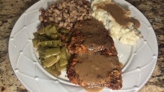 Chicken Fried Steak with all the Trimmings [upl. by Zebe801]