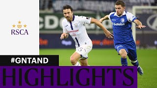 HIGHLIGHTS KAA Gent  RSC Anderlecht  20232024 [upl. by Dachia]