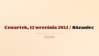 Różaniec  12 września 2024 [upl. by Aryl207]