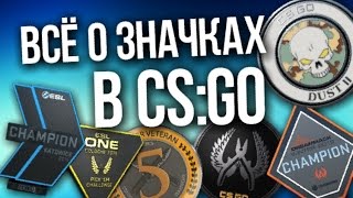 Всё о значках медалях в CSGO [upl. by Dnalyag]