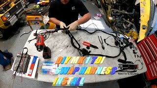 MK1 TDI SWAP HARNESS INSTALL ALL WIRING COMPLETE [upl. by Cirded352]