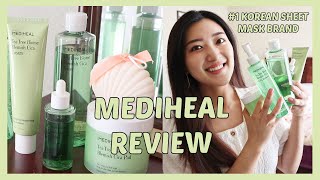 MEDIHEAL REVIEW KBeauty Products for Sensitive Skin 메디힐 스킨케어 리뷰  Crystall Cho [upl. by Enad]