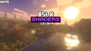 BSL Shaders For MCPE 12130  Best RTX Pc Shaders For Mobile Minecraft Pe  BSL X 121 🔥 [upl. by Gillett]