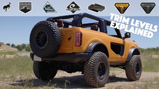 A quick overview of the Ford Bronco trim levels and which one Id buy [upl. by Roxanna858]