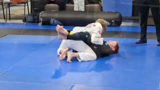 BJJ GI Kids  28092024  Superfight  Triangle Armbar  EUAN vs VIC  Versus Contender 3 [upl. by Yokum808]