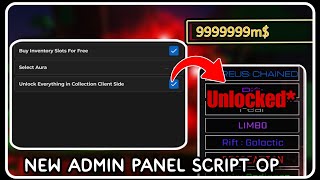 NEW  Admin Panel Script Hack  ROBLOX SCRIPTS  Unlock Everything FREE Gamepass [upl. by Iinde]