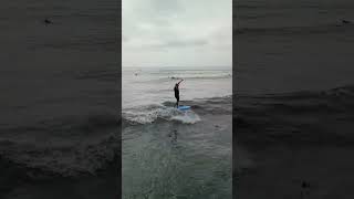 Noseriding a Foamie  Beacons San Diego surfer surfing sandiego sandiegolife surfphotography [upl. by Arac]