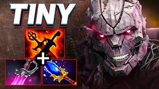 Insane Burst Damage Tiny 33Kills Rampage Khanda  Aghanim  SampY Builds Dota 2 [upl. by Chick]