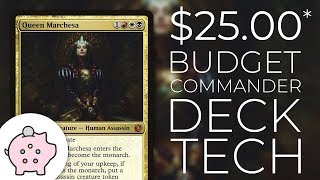 Queen Marchesa  EDH Budget Deck Tech 25  Control  Magic the Gathering  Commander [upl. by Essined]