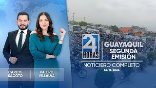 Noticiero de Guayaquil Segunda Emisión 13112024 [upl. by Werd]