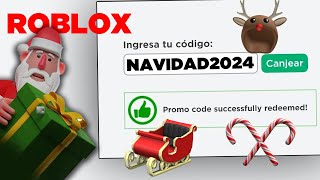 ROBLOX PROMOCODES QUE TE ITEMS QUE ROBUX GRATIS POR NAVIDAD 2023🎅🤑  Muy Fácil [upl. by Aisad]