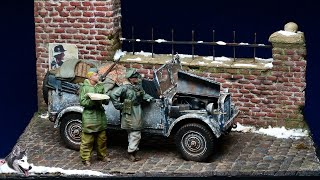 135 scale realistic WWII Diorama [upl. by Chiarra654]