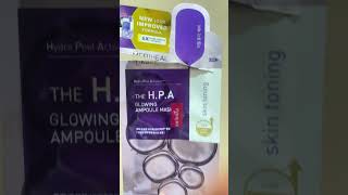 Mediheal the HPA Glowing Ampoule Mask Surprisingly good [upl. by Yrrah]