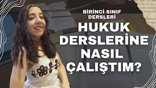 HUKUK DERSLERİNE NASIL ÇALIŞTIM NELERE DİKKAT ETMELİYİZ  Hukuk 1 Sınıf Dersleri [upl. by Nitaj]