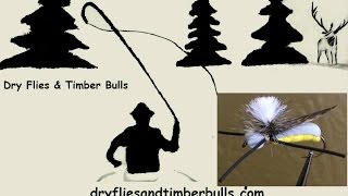 Parachute Grasshopper parachute hopperHow to tie a parachute hopper dry fly for fly fishing hopper [upl. by Garcia]