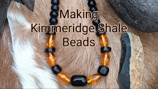 Making Kimmeridge Shale Beads [upl. by Akers]