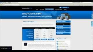 start online radio with shoutcast server  comcitiescom shoutcast hosting and icecast hosting [upl. by Adolpho52]