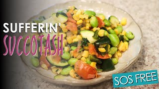 Easy Healthy Succotash Recipe  Vegan Oil Free [upl. by Anaiek322]