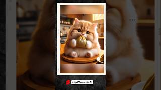 Cat Moments pt 97 animals ai cat catmoments shorts kitten fusion fyp cute meowmoment [upl. by Dunston]