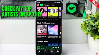 How to Check My Top Artists on Spotify [upl. by Ynnaj56]