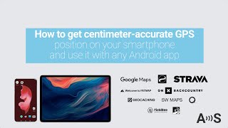 How to improve GPS location accuracy on Android smartphone or tablet up to 1 centimeter  ArduSimple [upl. by Lalittah790]