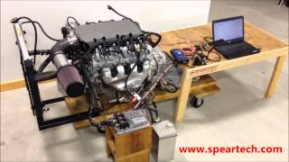 Speartech Gen 5 LT1 Harness amp ECM First Run Video C7 LT1 Sting Ray Corvette [upl. by Hartzke]