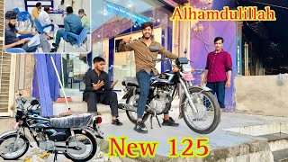 New Bike Honda 125 Le Liya 😍 2k25 Model Bike 🏍️  Walima Done ❤️ [upl. by Adnylam]