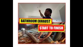 How to Install a Bathroom Exhaust Fan  How to Replace a Bathroom Exhaust Fan  Broan Homewerks [upl. by Devonne805]